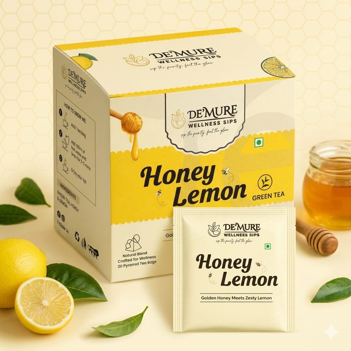 De’Mure Golden Honey Lemon Tea